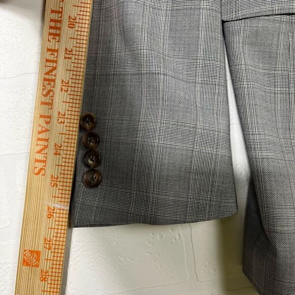 Brooks Brothers 1818 Milano Mens Blazer Size 43R/38 Plaid Wool Italy - Picture 9 of 16